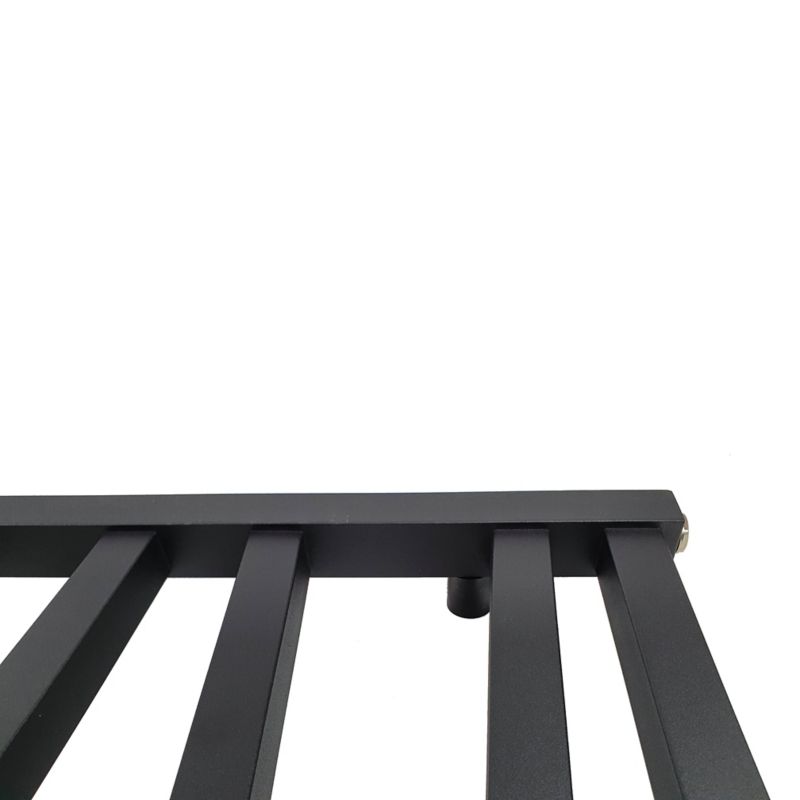 Badeværelsesradiator Cyrkon 75 x 50 cm mat sort