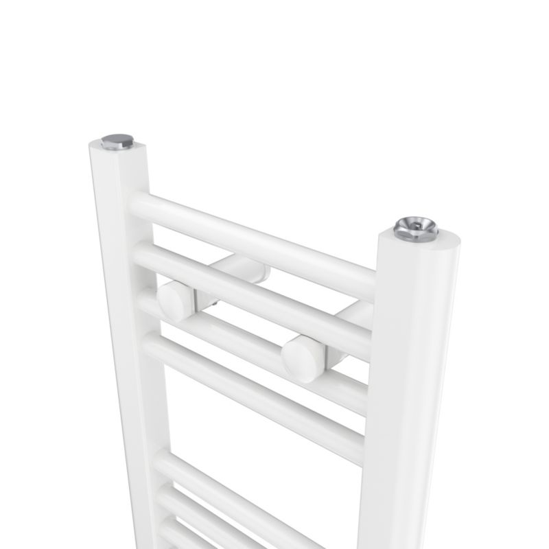 Flomasta flad badeværelsesradiator 110 x 30 cm hvid