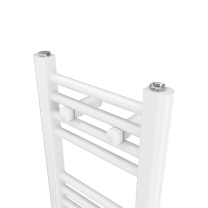 Flomasta flad badeværelsesradiator 110 x 30 cm hvid