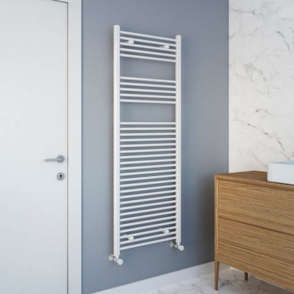 Flomasta flad badeværelsesradiator 160 x 60 cm hvid