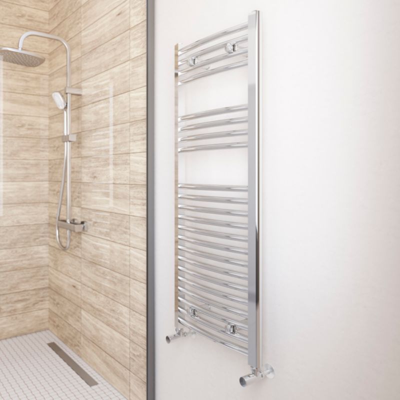 Flomasta Profil badeværelsesradiator 110 x 45 cm krom