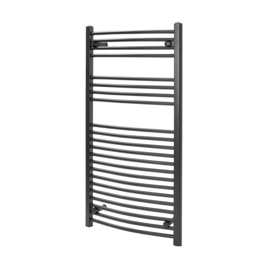 Flomasta Profil badeværelsesradiator 110 x 60 cm mat-sort
