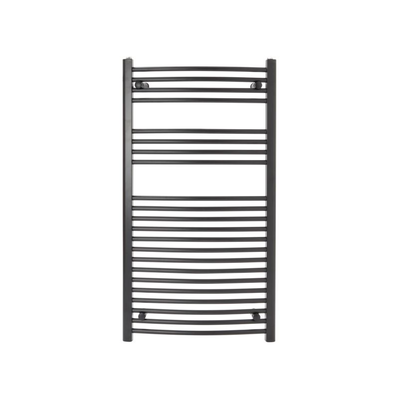 Flomasta Profil badeværelsesradiator 110 x 60 cm mat-sort