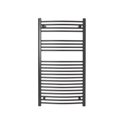 Flomasta Profil badeværelsesradiator 110 x 60 cm mat-sort