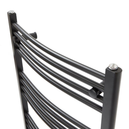 Flomasta Profil badeværelsesradiator 110 x 60 cm mat-sort