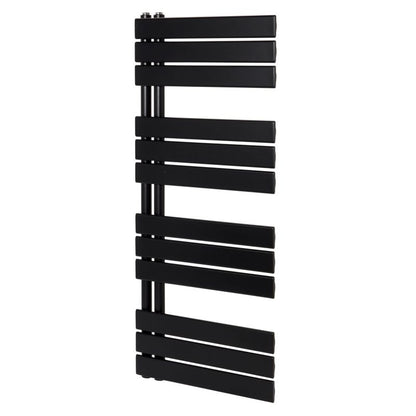 GoodHome Boxwood badeværelsesradiator 120 x 50 cm mat-sort