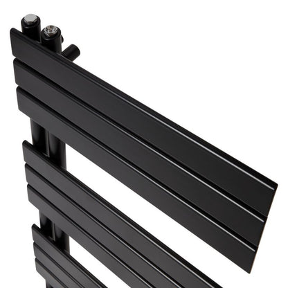 GoodHome Boxwood badeværelsesradiator 120 x 50 cm mat-sort