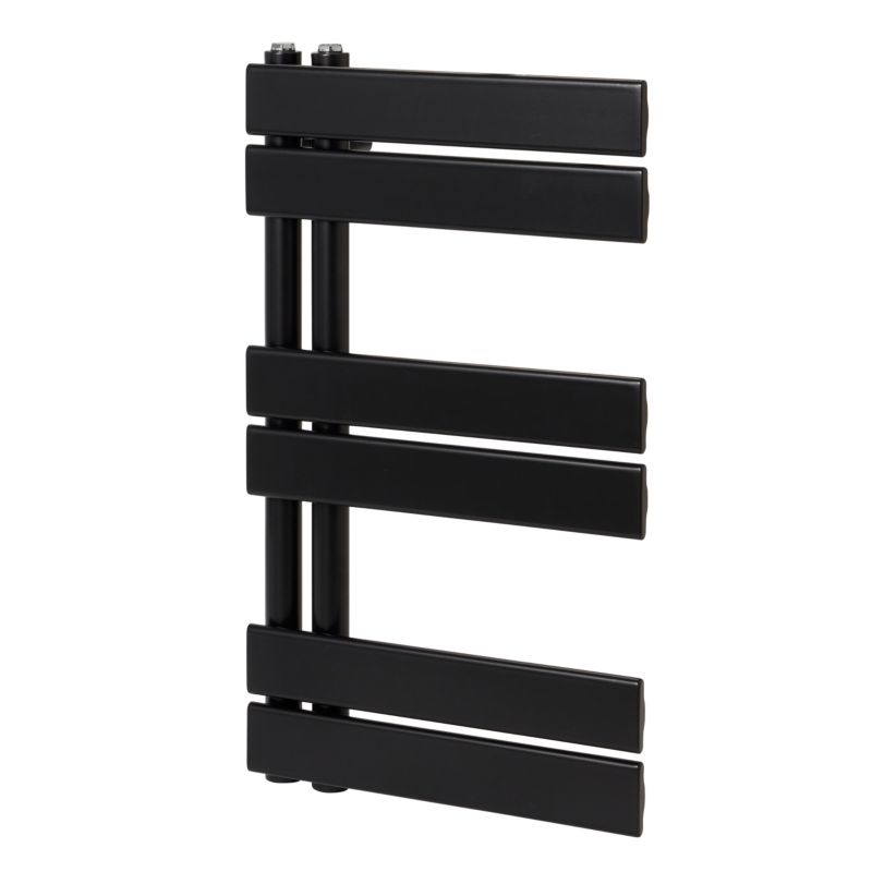 GoodHome Boxwood badeværelsesradiator 70 x 40 cm mat-sort