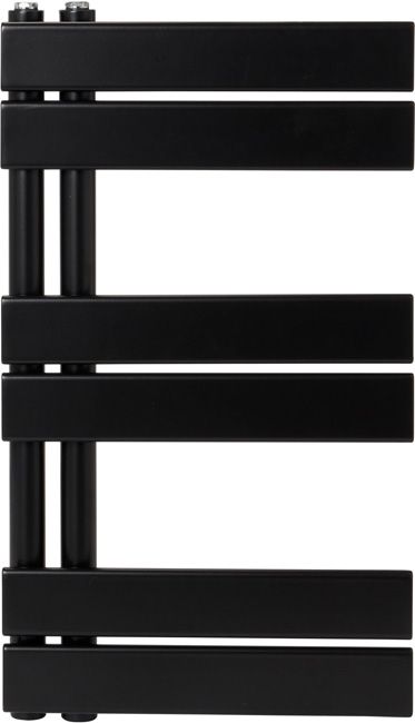 GoodHome Boxwood badeværelsesradiator 70 x 40 cm mat-sort