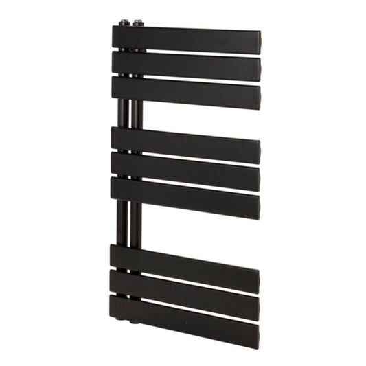 GoodHome Boxwood badeværelsesradiator 90 x 50 cm mat-sort