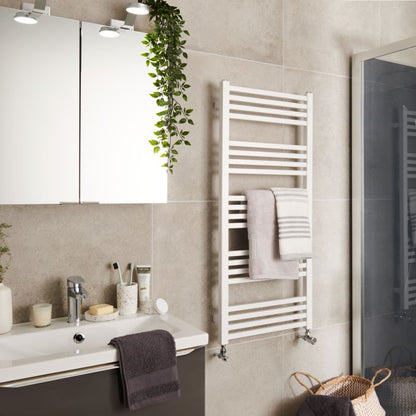 GoodHome Duala badeværelsesradiator 105 x 45 cm hvid