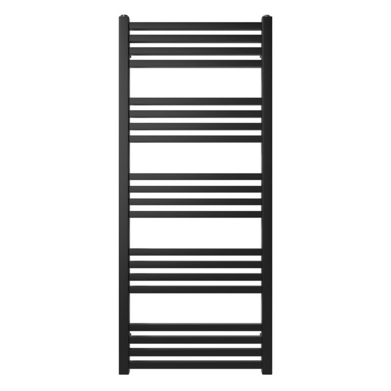 GoodHome Duala badeværelsesradiator 105 x 45 cm mat-sort
