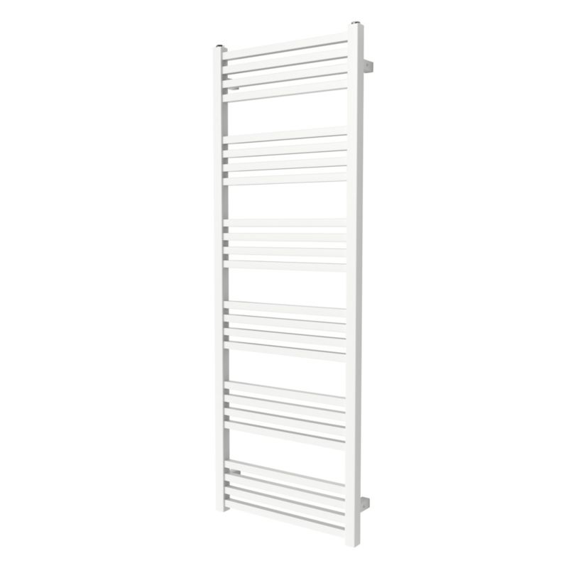 GoodHome Duala badeværelsesradiator 128 x 45 cm hvid