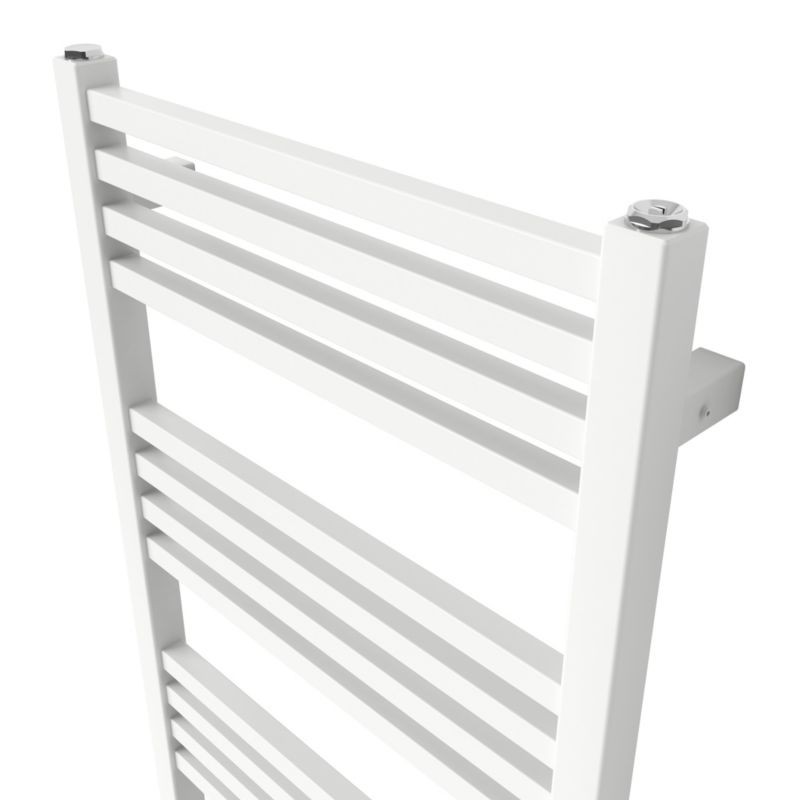GoodHome Duala badeværelsesradiator 128 x 45 cm hvid