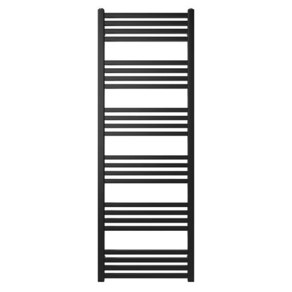 GoodHome Duala badeværelsesradiator 128 x 45 cm mat-sort
