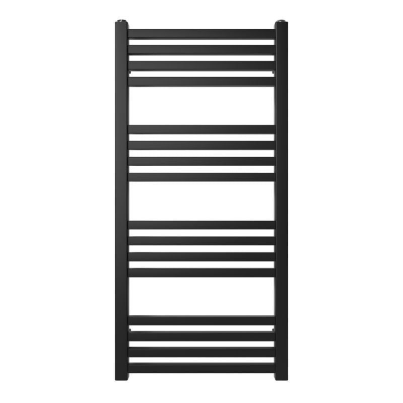 GoodHome Duala badeværelsesradiator 83 x 40 cm mat-sort