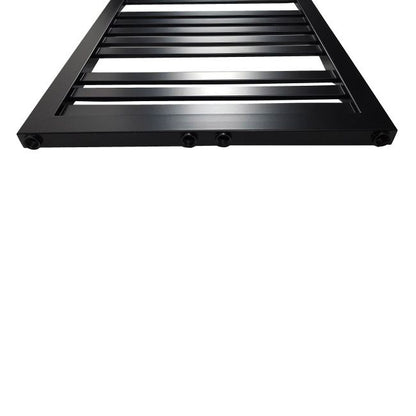Sort badeværelsesradiator Kleo 128 x 54 cm
