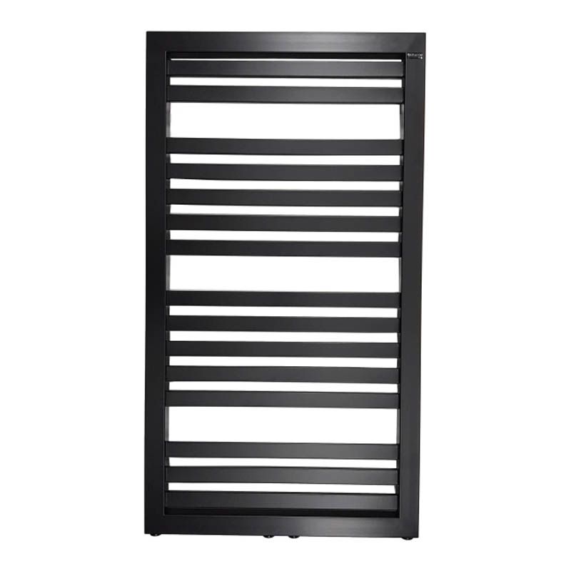 Sort Kleo badeværelsesradiator 98 x 54 cm