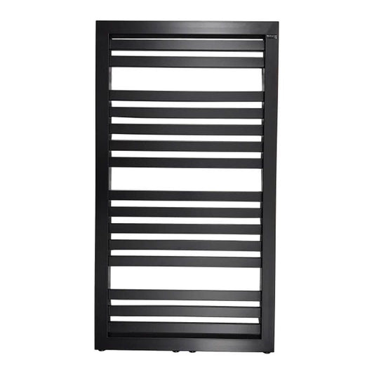 Sort Kleo badeværelsesradiator 98 x 54 cm