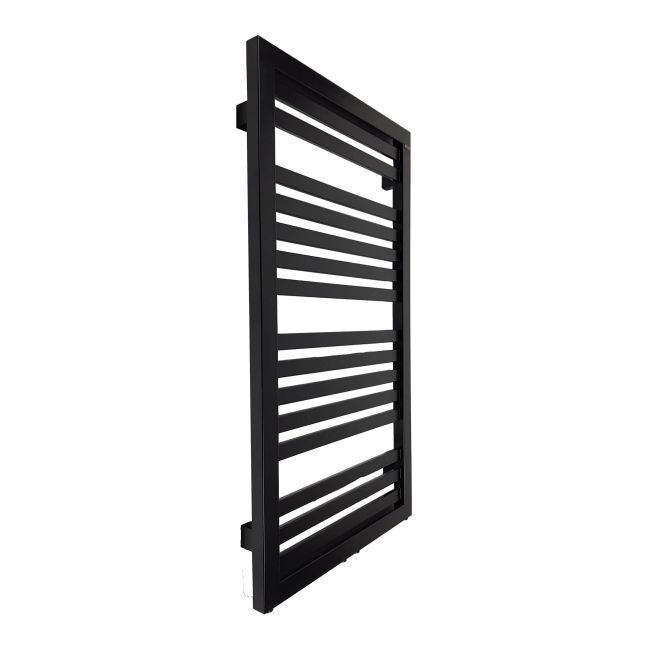 Sort Kleo badeværelsesradiator 98 x 54 cm