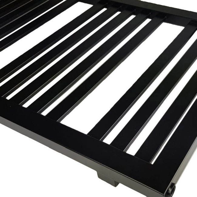 Sort Kleo badeværelsesradiator 98 x 54 cm