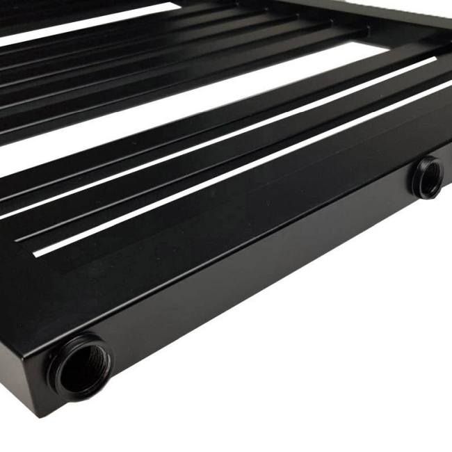 Sort Kleo badeværelsesradiator 98 x 54 cm
