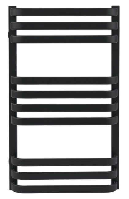 Luxrad Piatto badeværelsesradiator 72,6 x 43 cm mat-sort