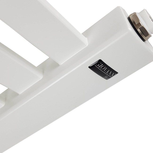 Badeværelsesradiator Rubin 115 x 48 cm mat hvid