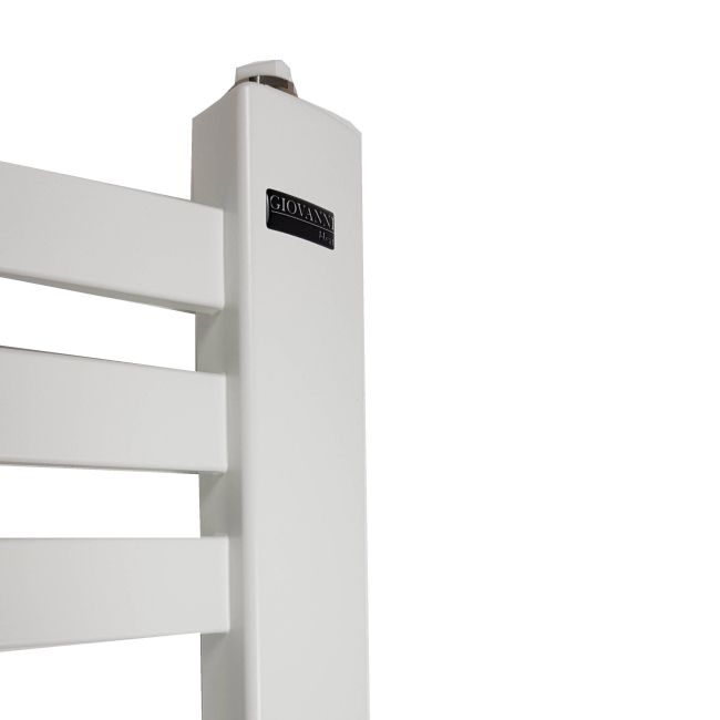 Badeværelsesradiator Rubin 115 x 48 cm mat hvid