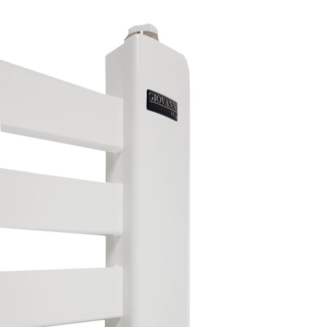 Badeværelsesradiator Rubin 115 x 48 cm mat hvid