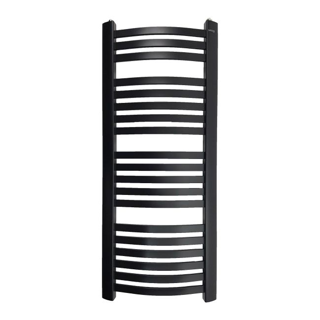 Sort badeværelsesradiator Rubin 115 x 48 cm
