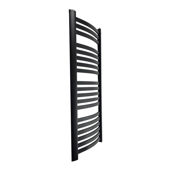Sort badeværelsesradiator Rubin 115 x 48 cm
