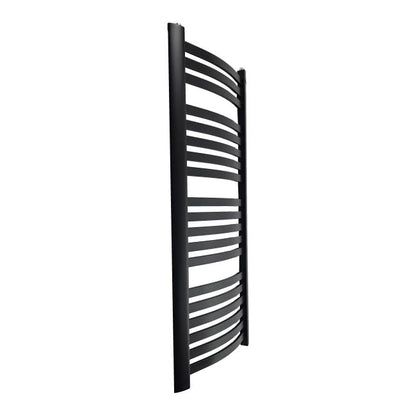 Sort badeværelsesradiator Rubin 115 x 48 cm