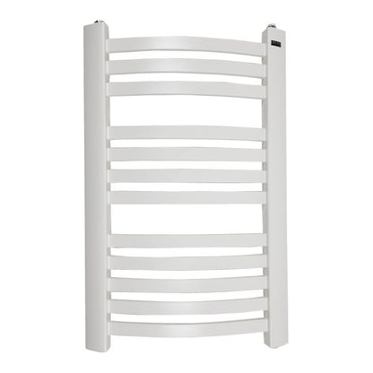 Mat hvid badeværelsesradiator Rubin 75 x 48 cm
