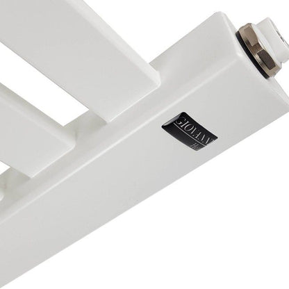 Mat hvid badeværelsesradiator Rubin 75 x 48 cm