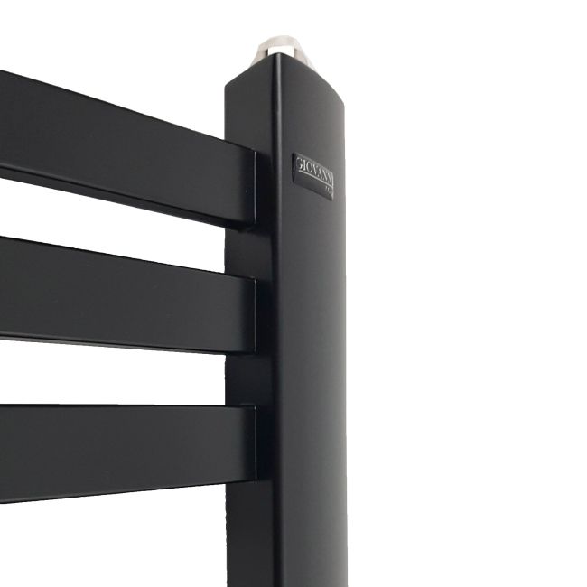 Sort Rubin badeværelsesradiator 75 x 48 cm