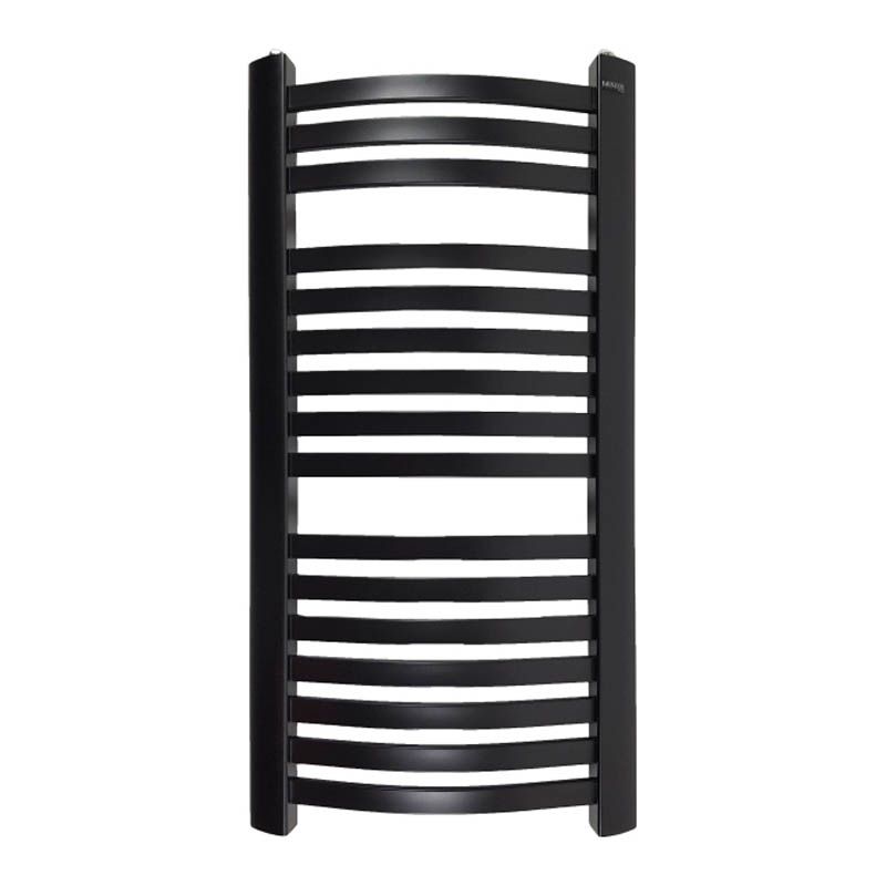 Sort badeværelsesradiator Rubin 95 x 48 cm