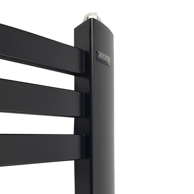 Sort badeværelsesradiator Rubin 95 x 48 cm