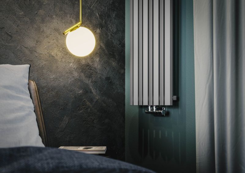 Terma Edit badeværelsesradiator 160 x 43 cm sølv