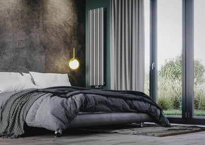 Terma Edit badeværelsesradiator 160 x 43 cm sølv