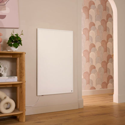 Infrarødt Varmepanel 63x103 cm 600W Hvid