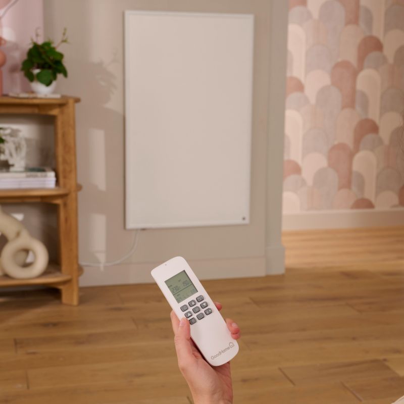 Infrarødt Varmepanel 63x103 cm 600W Hvid