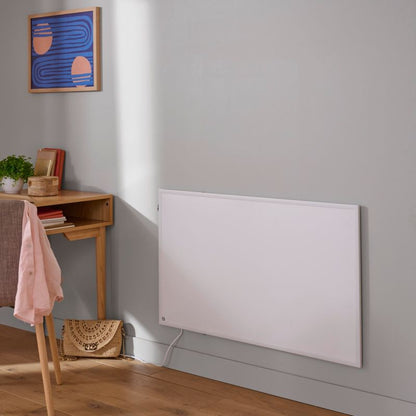 Infrarødt Varmepanel 63x103 cm 600W Hvid