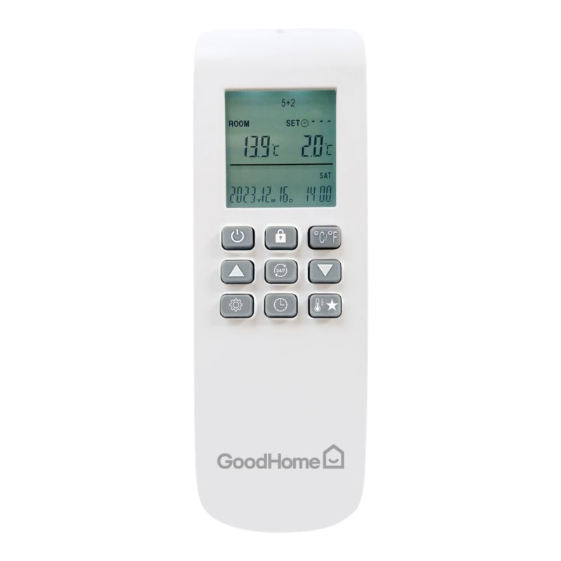 GoodHome infrarød varmelegeme 600 W hvid