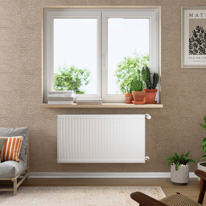 Stålradiator C22 55x100 cm Hvid