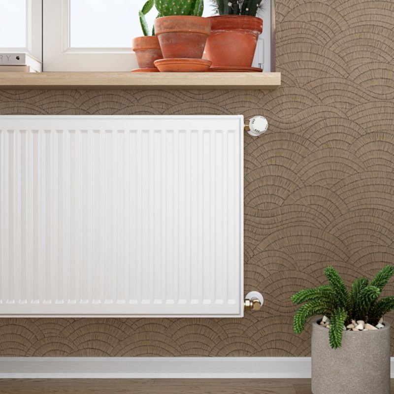 Stålradiator C22 55x120 cm Hvid