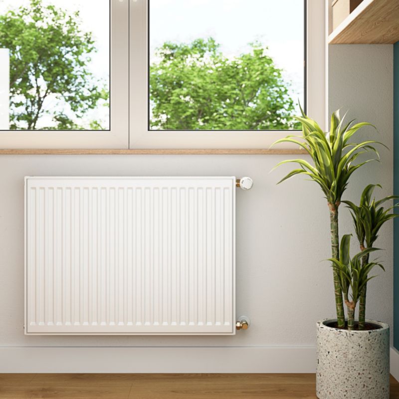 Stålradiator C22 60x80 cm Hvid
