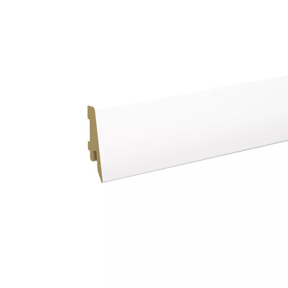 Gulvliste 58 mm Hvid MDF 240 cm