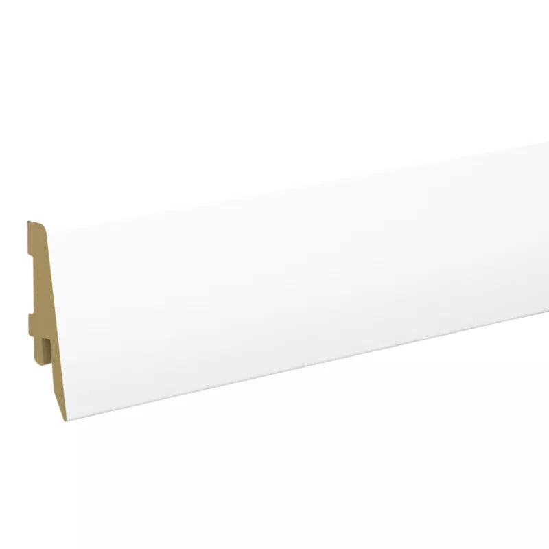 Gulvliste 58 mm Hvid MDF 240 cm