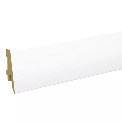 Gulvliste 58 mm Hvid MDF 240 cm